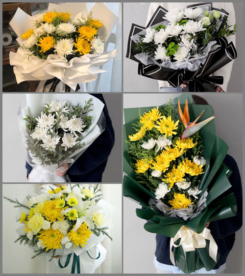 安徽阜阳市颍东区冉庙乡白事花束代送